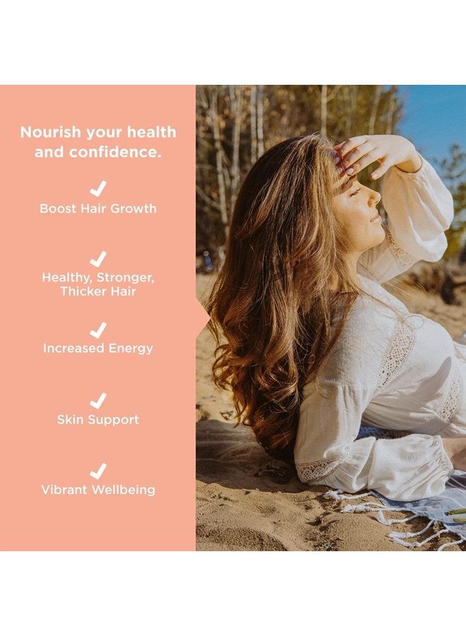 JSHealth تركيبة فيتامينات الشعر والطاقة | فيتامينات نمو الشعر | فيتامينات الشعر للنساء والرجال | مكملات الزنك واليود لنمو الشعر | مكملات تساقط الشعر | (60 كبسولة) - Image 5